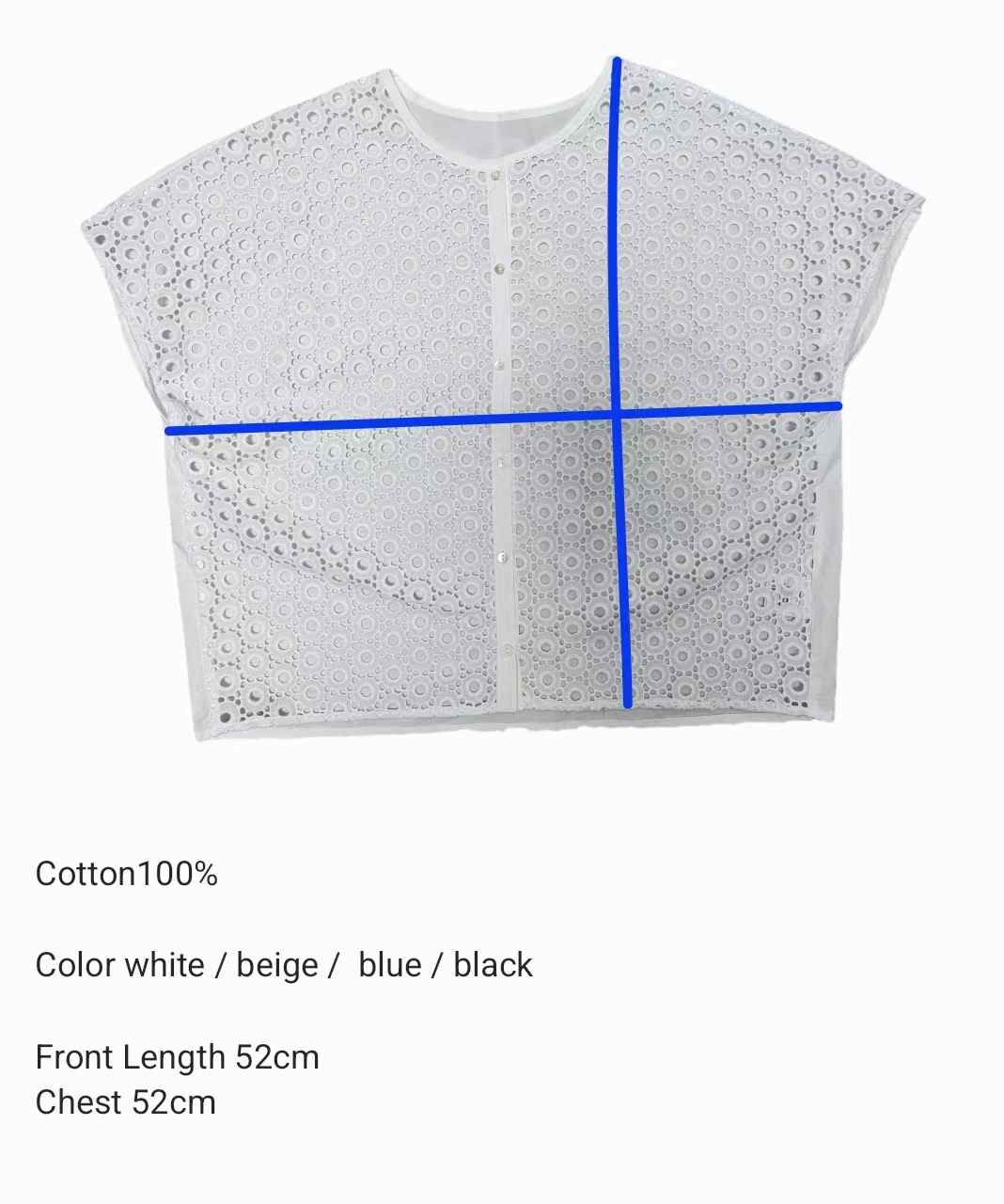 Korea Direct Amélie Floral Eyelet Shirt