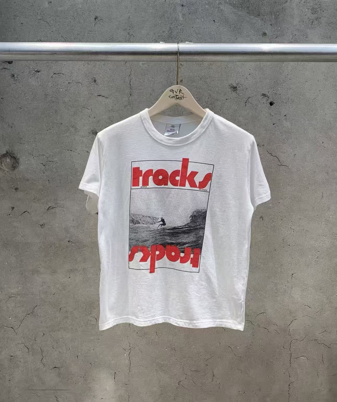 Korean Direct Delivery Tracks "Inverted Graphic Tee / Skirt