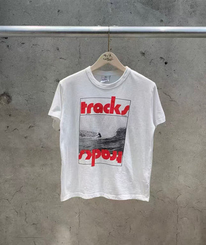 Korean Direct Delivery Tracks "Inverted Graphic Tee / Skirt