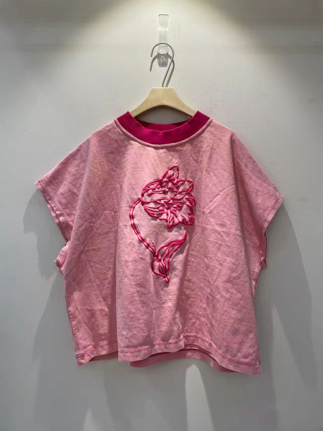 韓國直送City Girl Slouchy Floral Tee