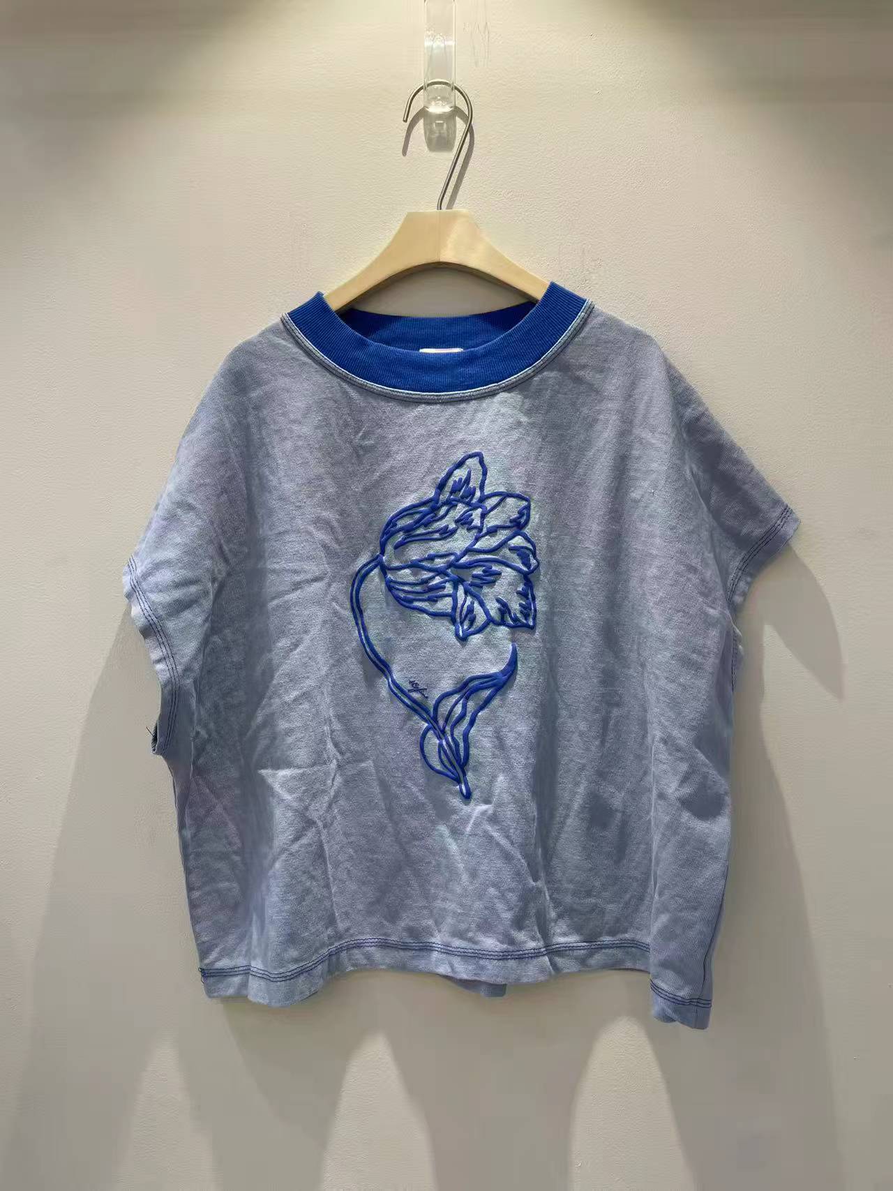 韓國直送City Girl Slouchy Floral Tee