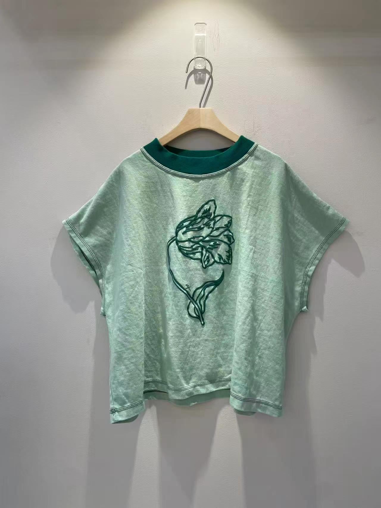 韓國直送City Girl Slouchy Floral Tee