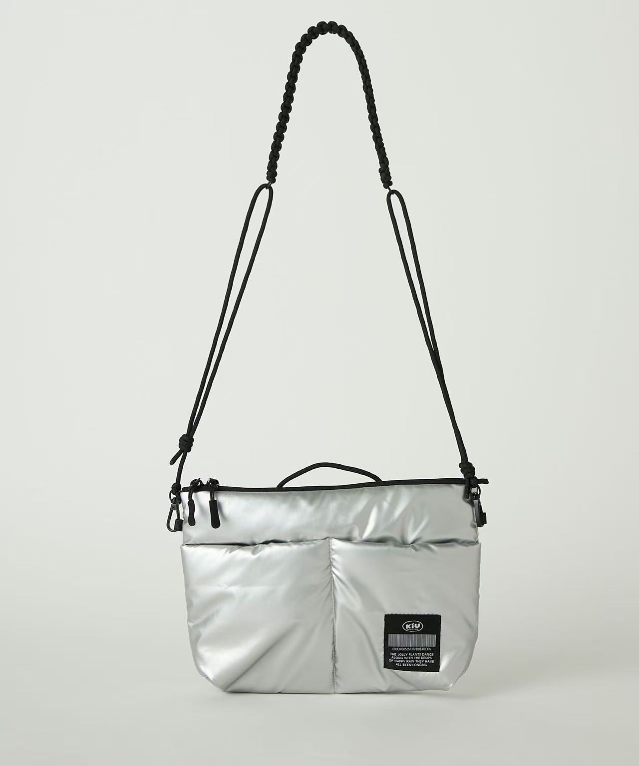 日本直送 KiU Multi-Pocket Soft Puffy Sacoche Bag  (限量版)