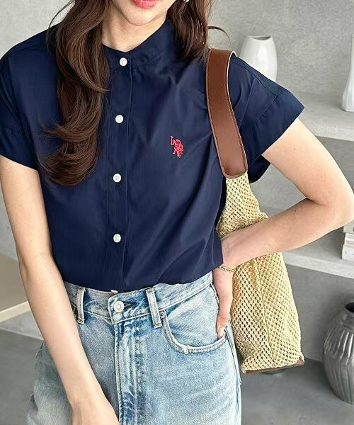 日本直送US. POLO. ASSN French Sleeve Shirt