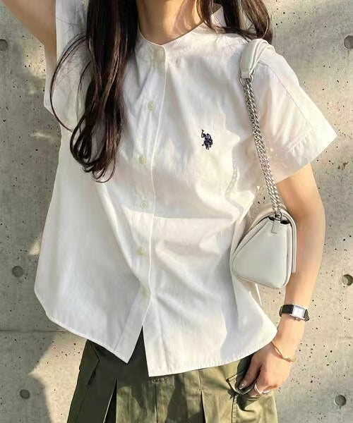 日本直送US. POLO. ASSN French Sleeve Shirt