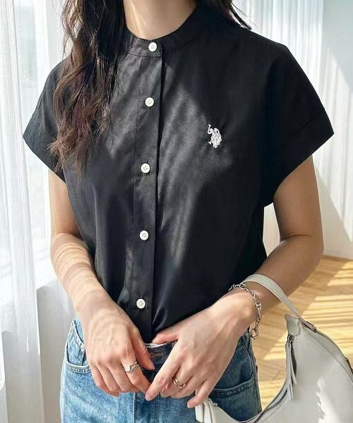 日本直送US. POLO. ASSN French Sleeve Shirt