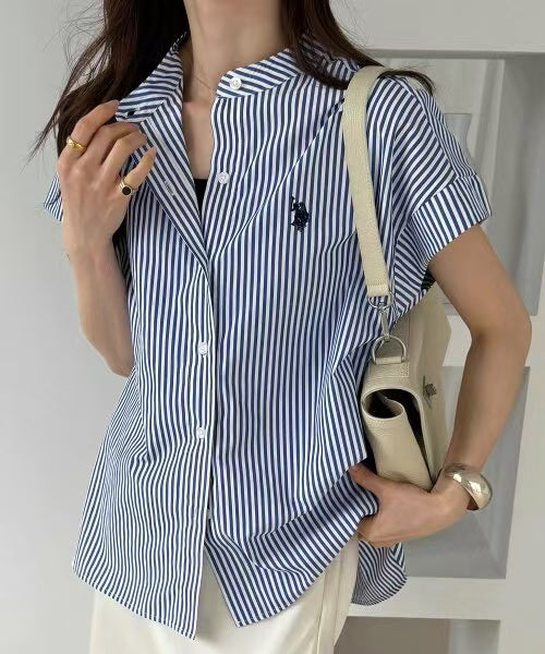 日本直送US. POLO. ASSN French Sleeve Shirt
