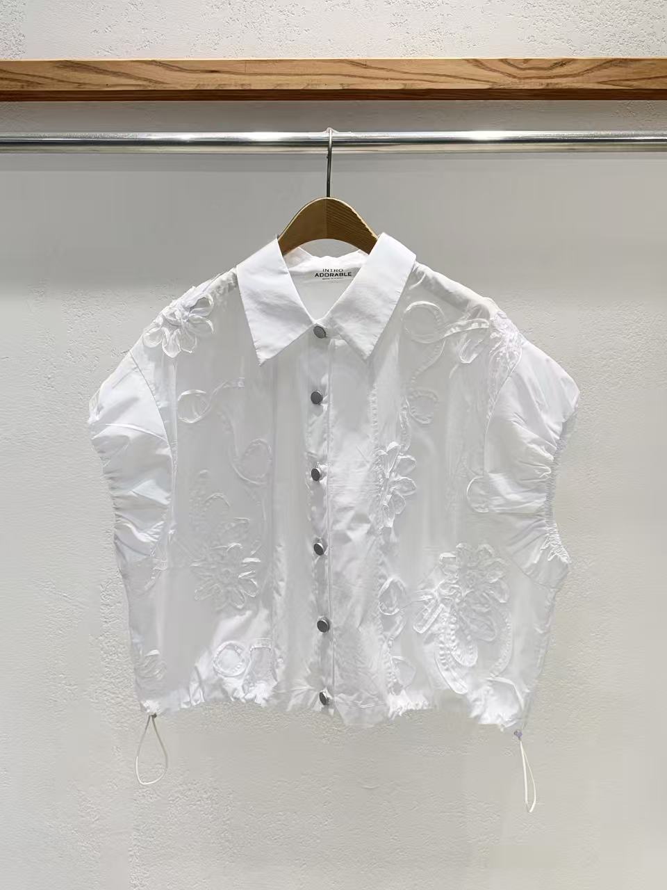 韓國直送Flora Bloom Drawstring Top