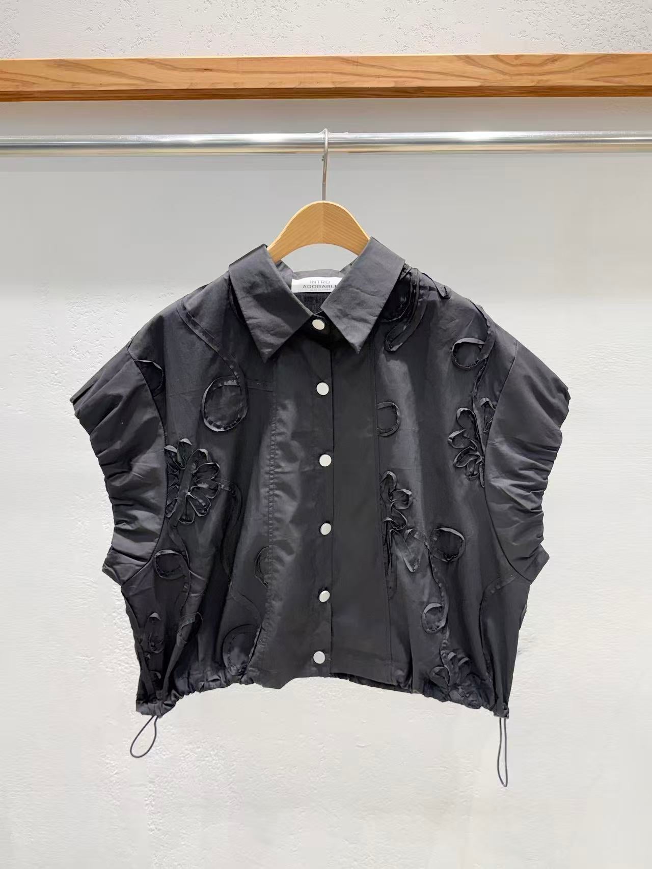 韓國直送Flora Bloom Drawstring Top