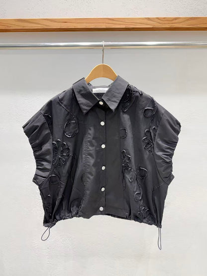 韓國直送Flora Bloom Drawstring Top