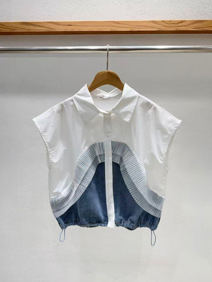 Korean-Exclusive Modern Harmony Vest-Shirt