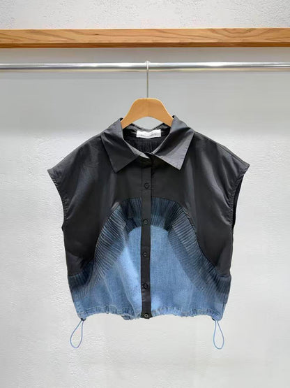 Korean-Exclusive Modern Harmony Vest-Shirt