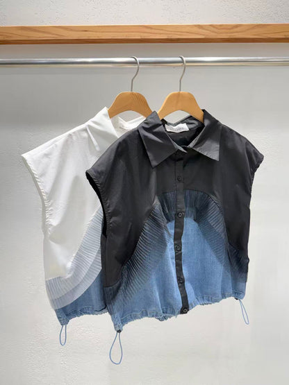 Korean-Exclusive Modern Harmony Vest-Shirt