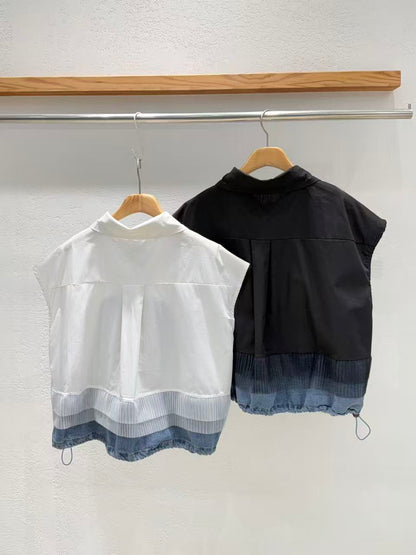 Korean-Exclusive Modern Harmony Vest-Shirt