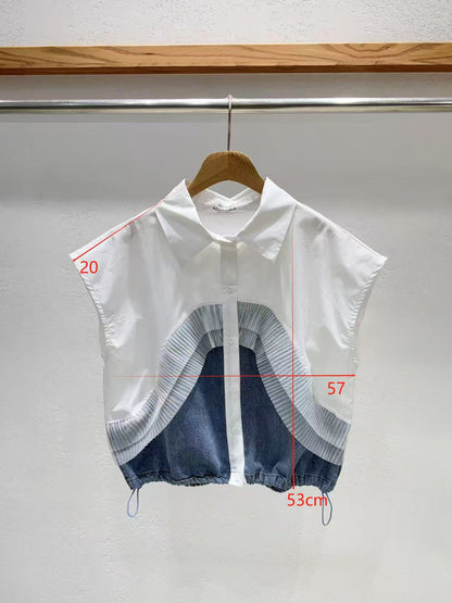 Korean-Exclusive Modern Harmony Vest-Shirt