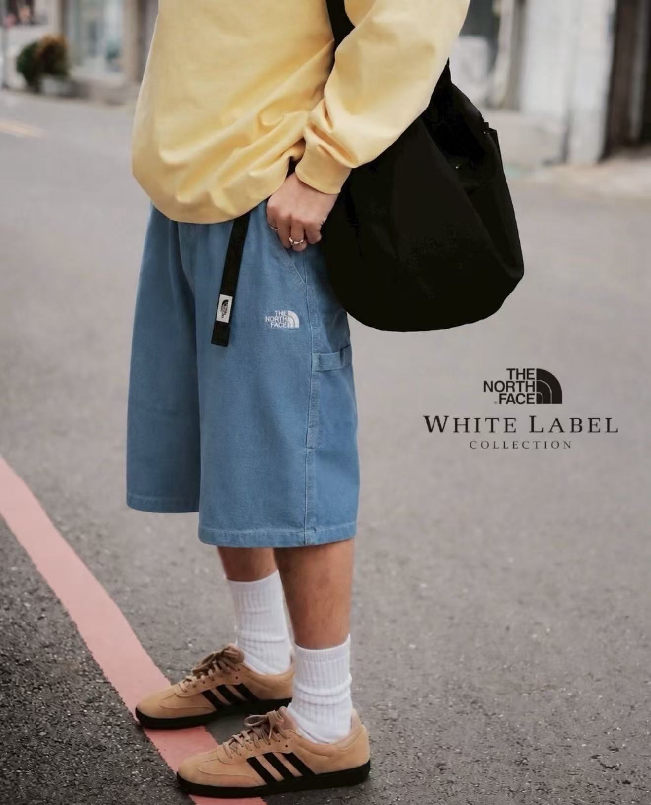 韓國直送TNF BRIS DENIM SHORTS