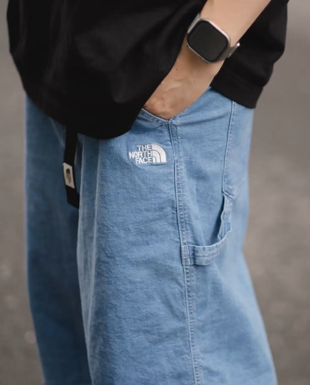 韓國直送TNF BRIS DENIM SHORTS