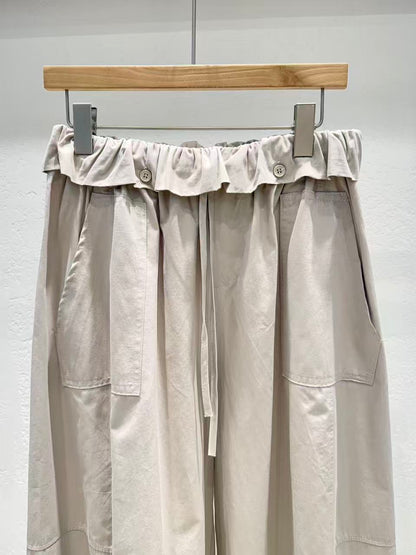 Effortless Pocket Palazzo Pants - Direct from Korea