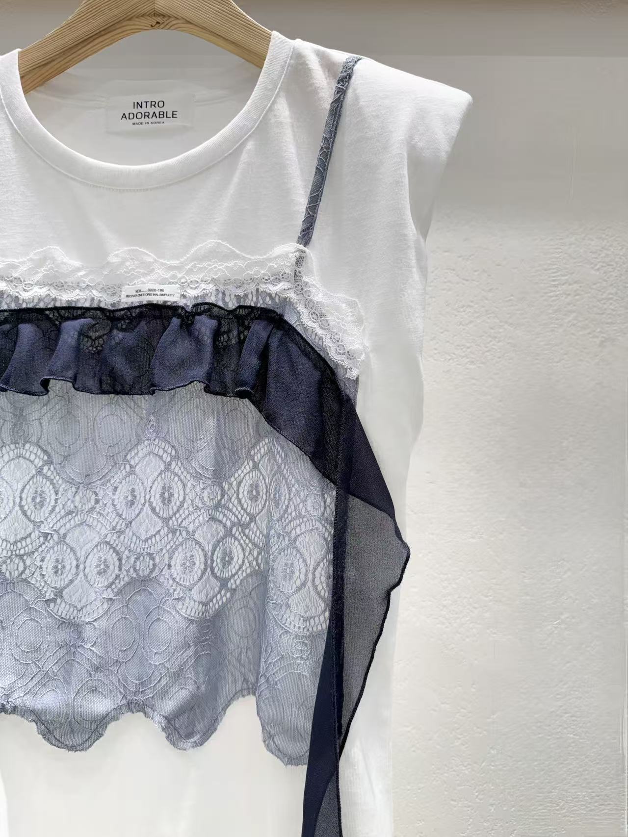 韓國直送Aria Lace Layered Top