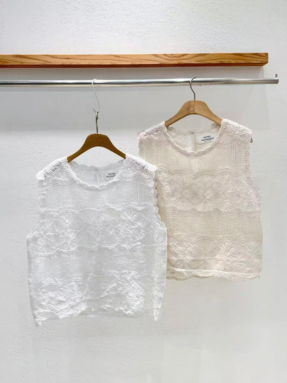 Korea Direct Aria Lace Knit Vest