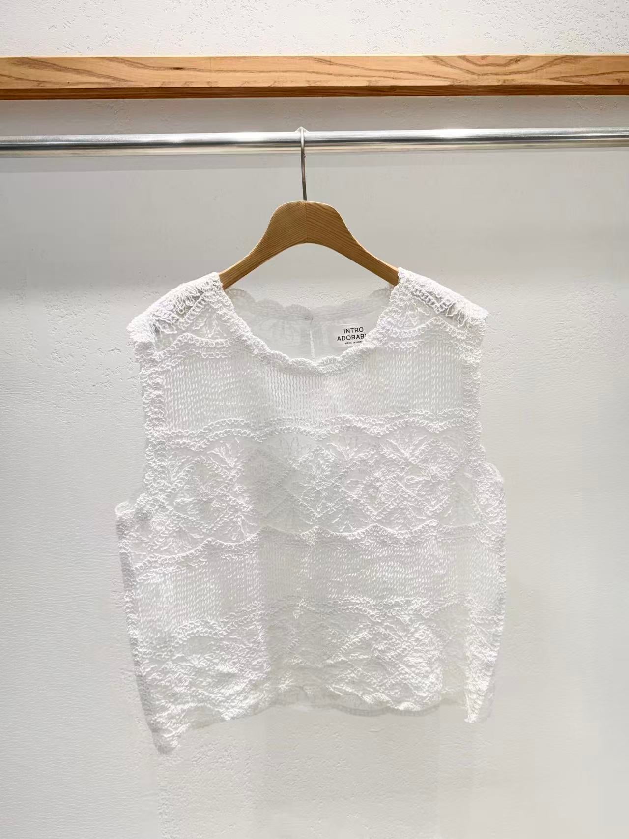 Korea Direct Aria Lace Knit Vest