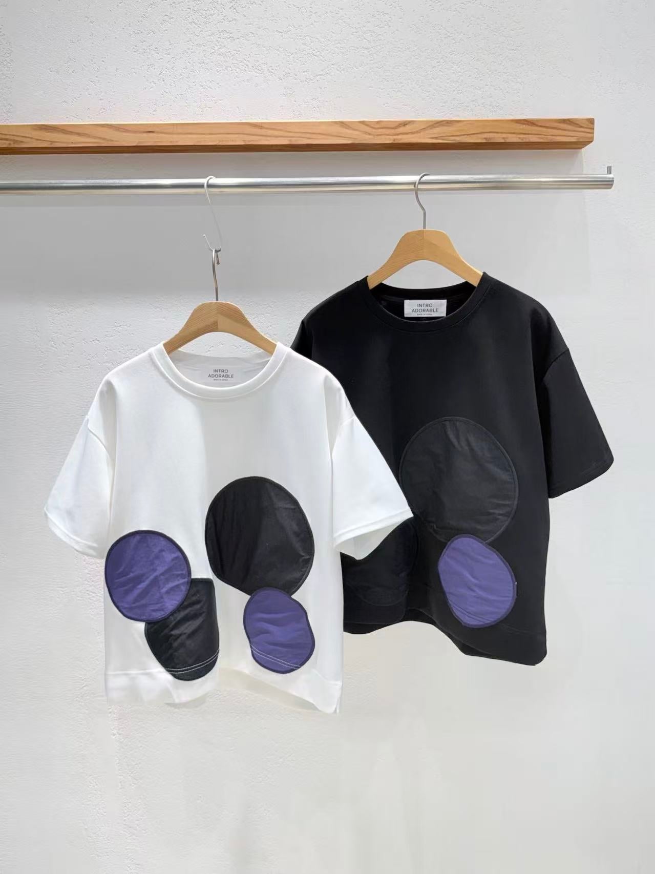 韓國直送Abstract Orbit Oversized Tee