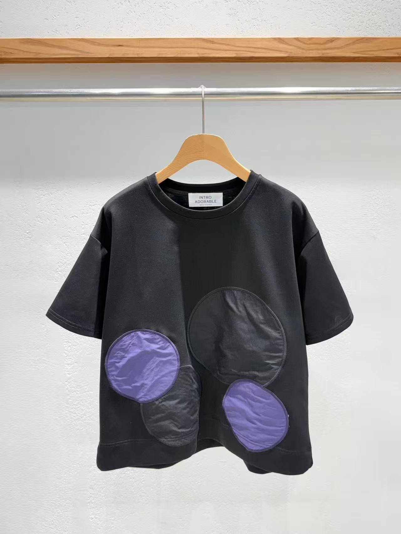 韓國直送Abstract Orbit Oversized Tee