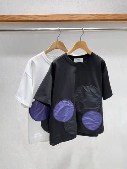 韓國直送Abstract Orbit Oversized Tee