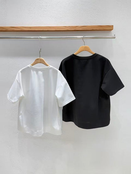 韓國直送Abstract Orbit Oversized Tee