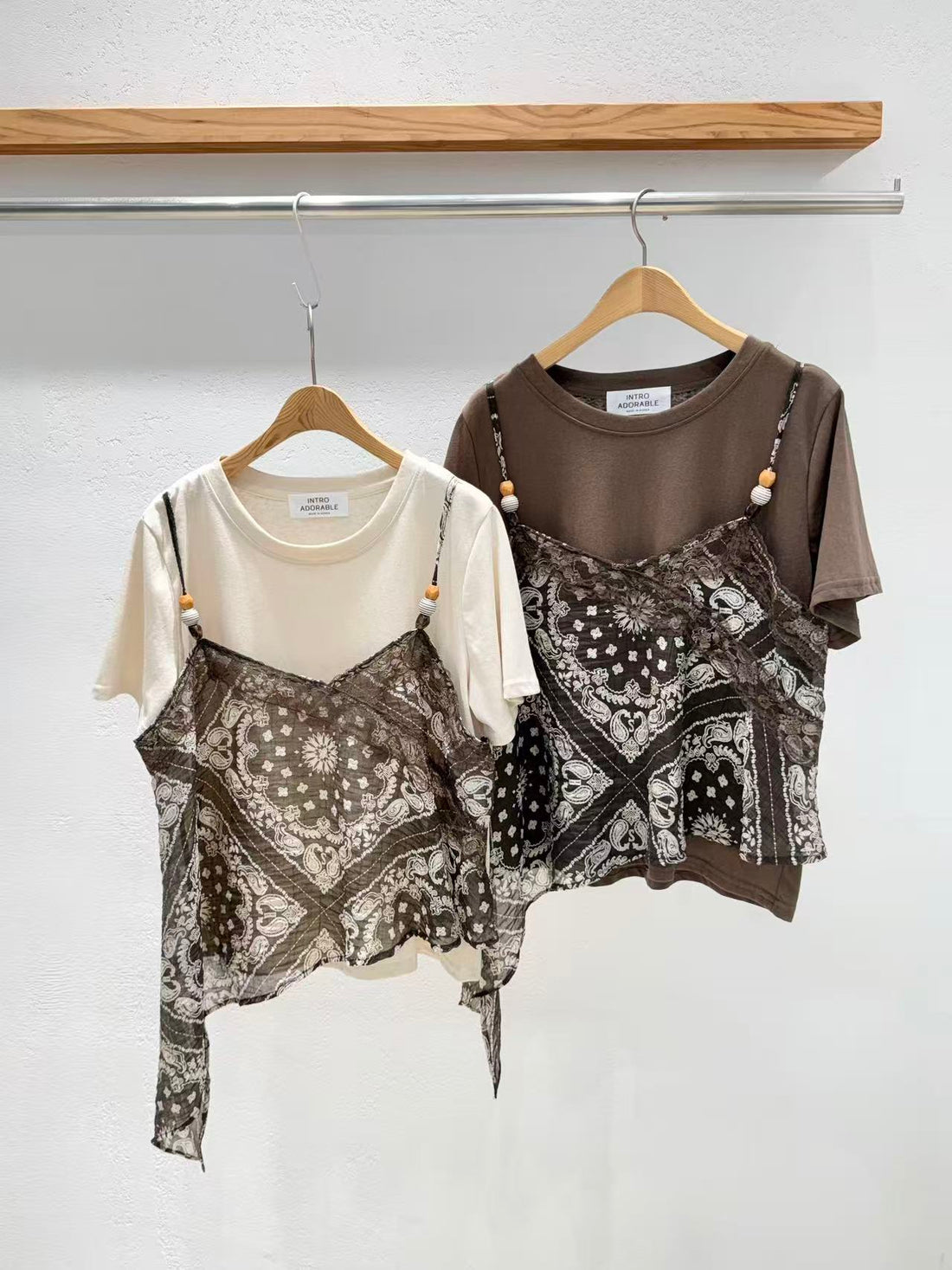 韓國直送Ethnic Cami Tee