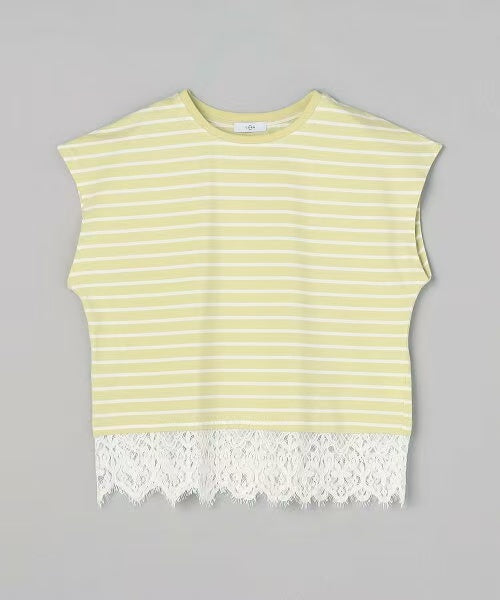 Direct from Japan Lacy Lace Hem Tee