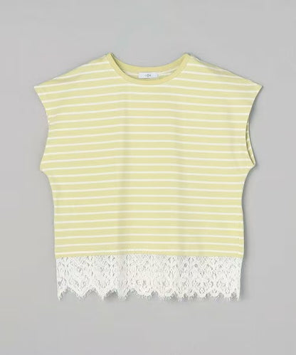 Direct from Japan Lacy Lace Hem Tee