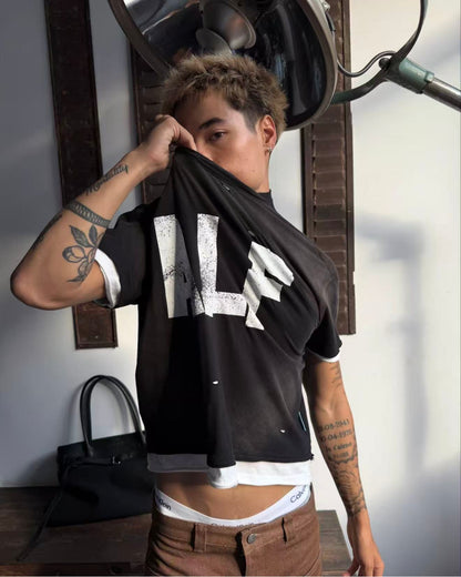 Alfaer Layering Sunfaded Tee
