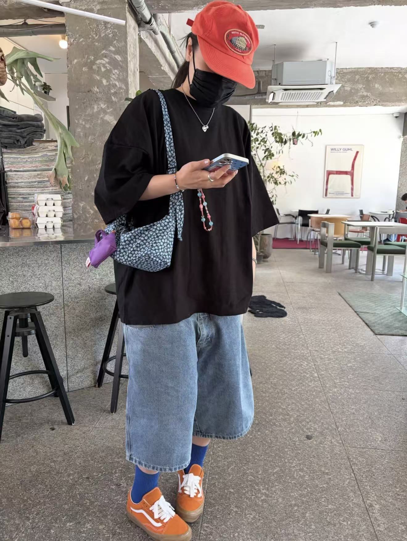 韓國直送Jammyfinger Flower Boat Short Cross Bag -3 Color