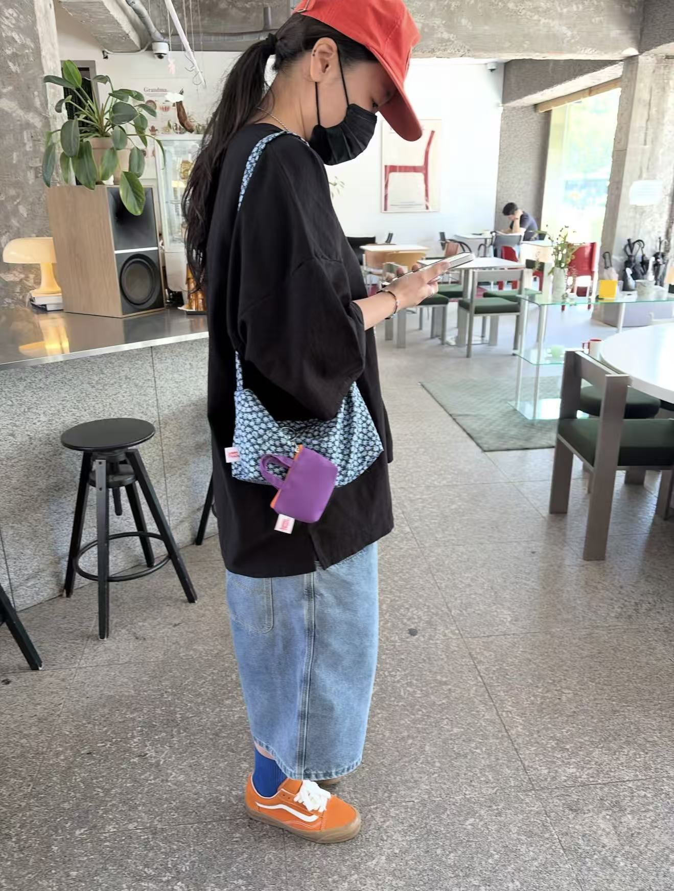 韓國直送Jammyfinger Flower Boat Short Cross Bag -3 Color