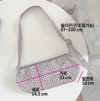 韓國直送Jammyfinger Flower Boat Short Cross Bag -3 Color