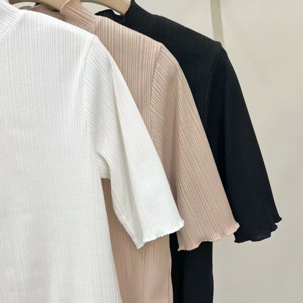 韓國直送Sweet Ribbon Knit Top / Denim Pants