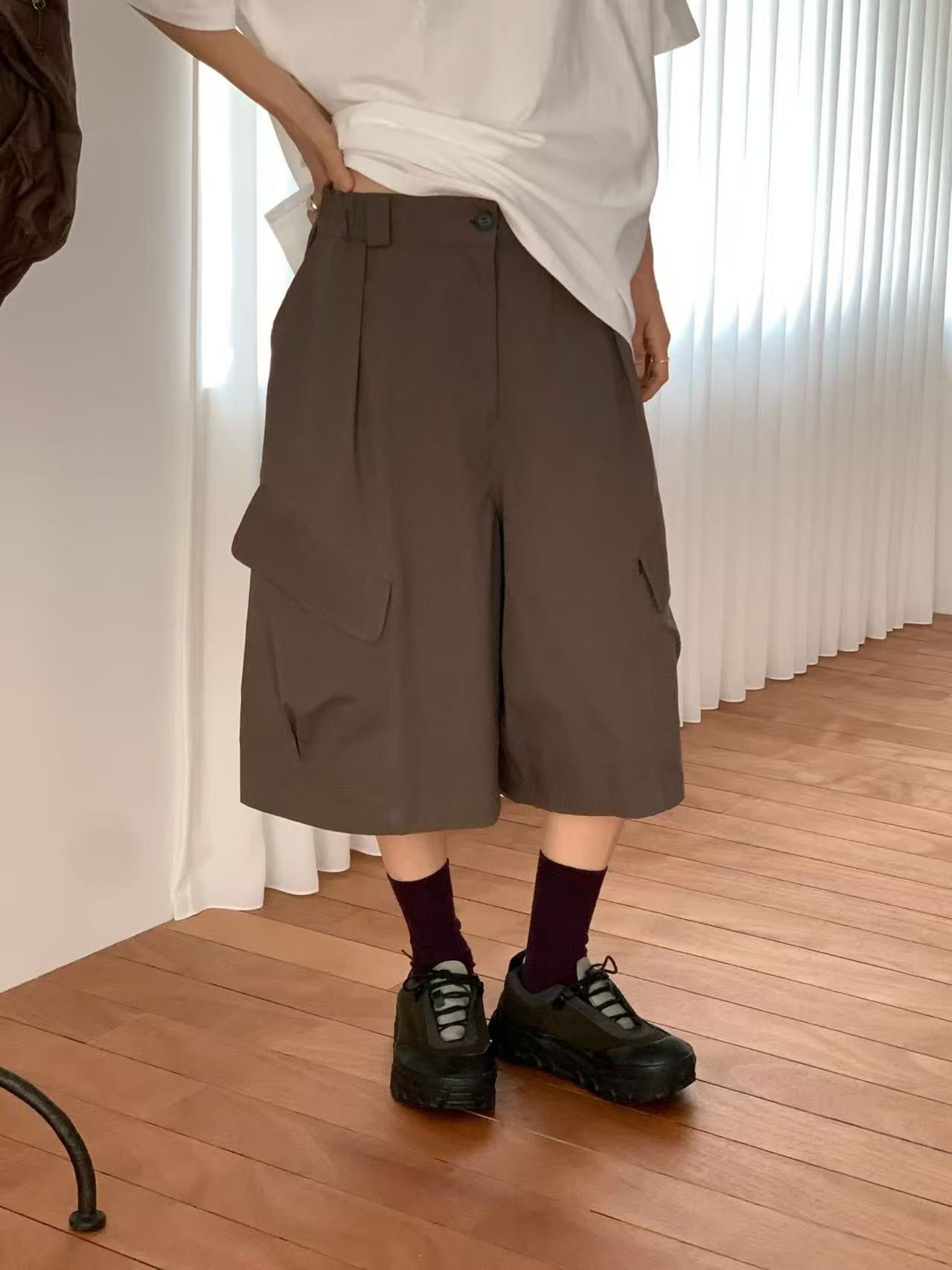 韓國直送Back Pocket Oversized Tee /  Cargo Shorts