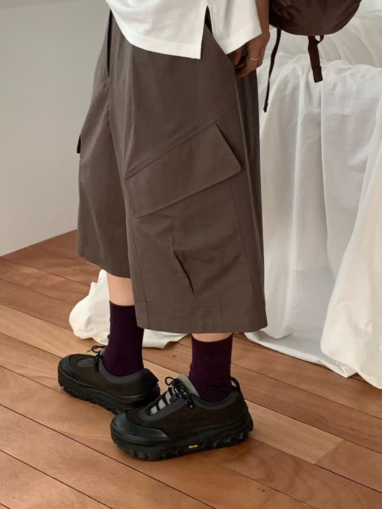 韓國直送Back Pocket Oversized Tee /  Cargo Shorts