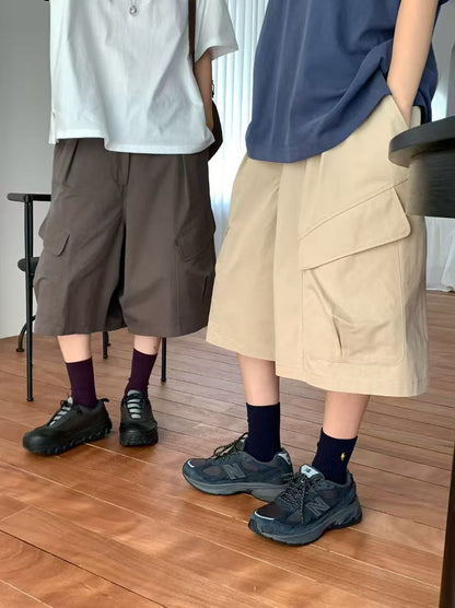 韓國直送Back Pocket Oversized Tee /  Cargo Shorts
