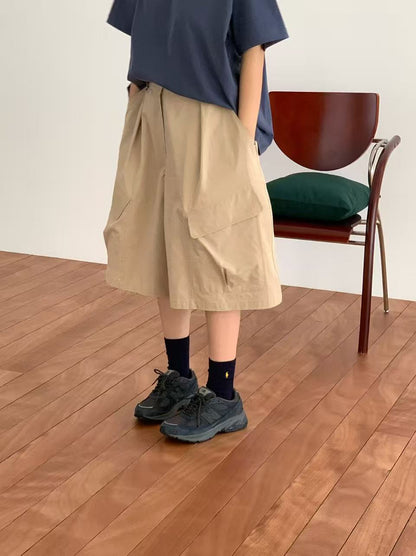 韓國直送Back Pocket Oversized Tee /  Cargo Shorts