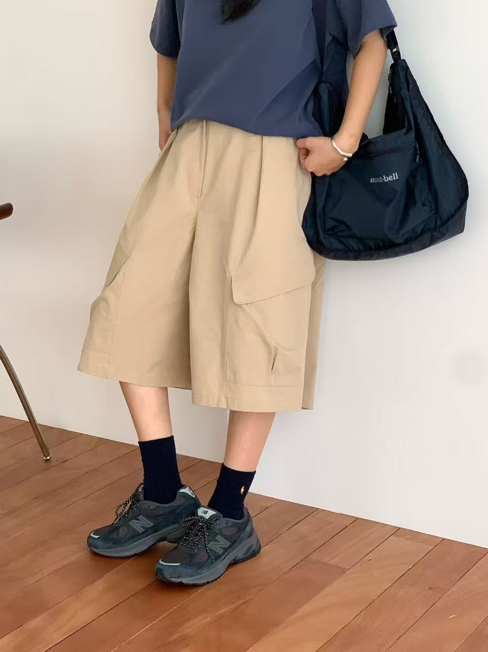 韓國直送Back Pocket Oversized Tee /  Cargo Shorts