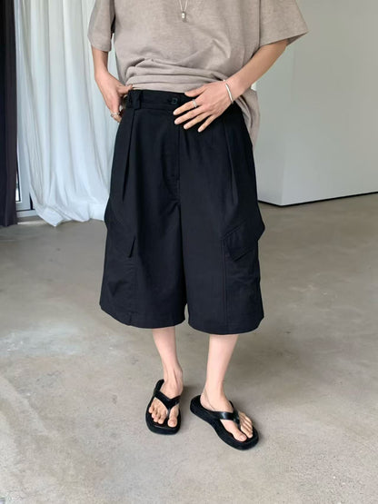韓國直送Back Pocket Oversized Tee /  Cargo Shorts