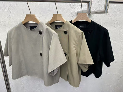 韓國直送Asymmetric Lyocell Top