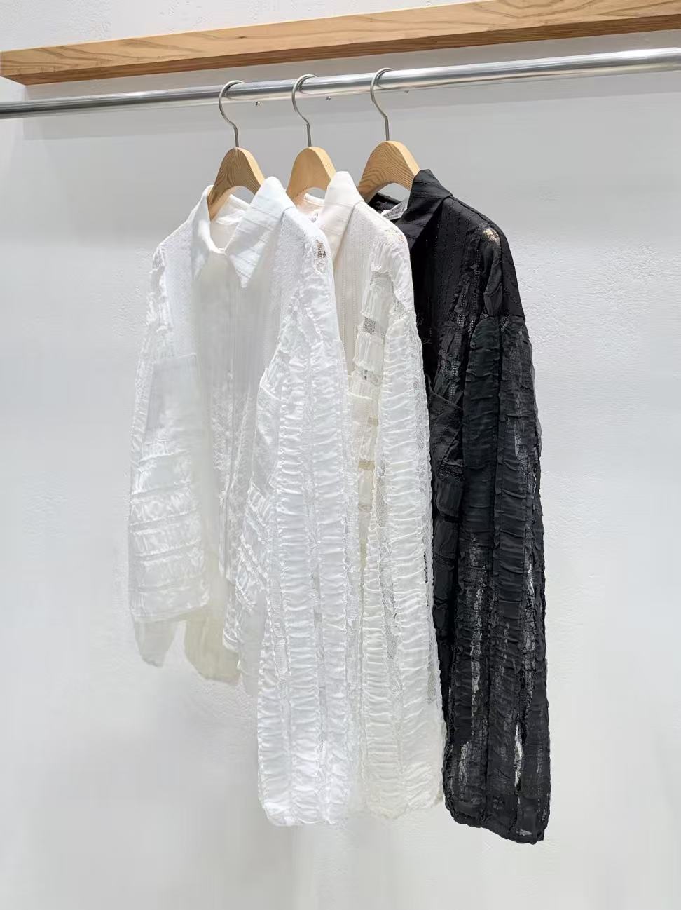Korea Direct Luna Sheer Jacquard Shirt