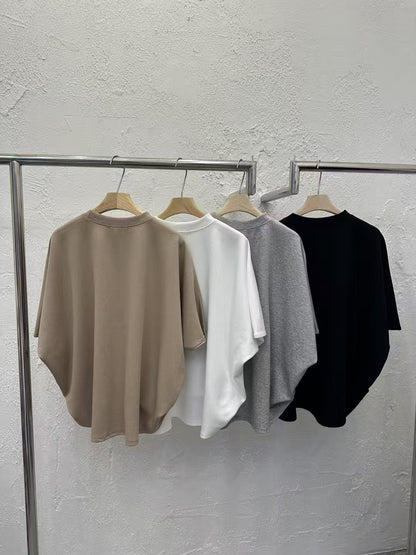 韓國直送Asymmetric Loose Raglan Tee / Shorts