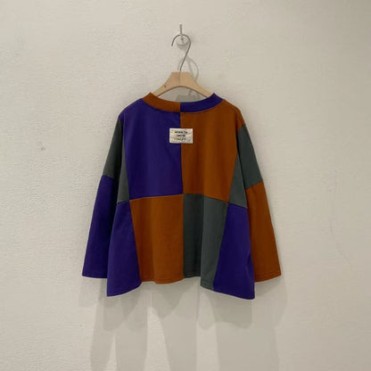 韓國直送Geometric Color-Block Loose Top /Pants