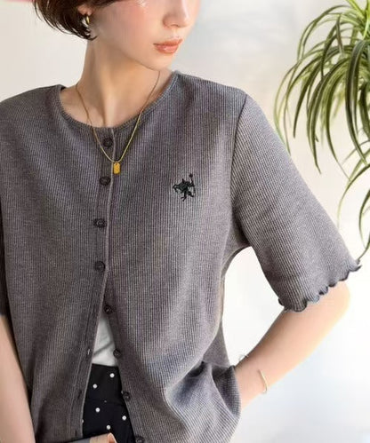 日本直送Waffle Cozy Cardigan