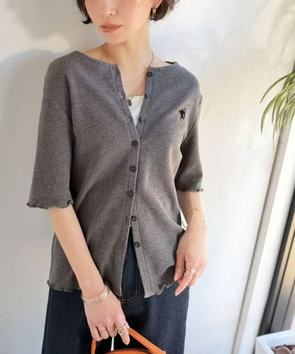 日本直送Waffle Cozy Cardigan