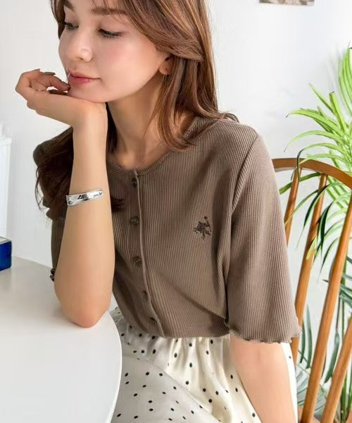 日本直送Waffle Cozy Cardigan